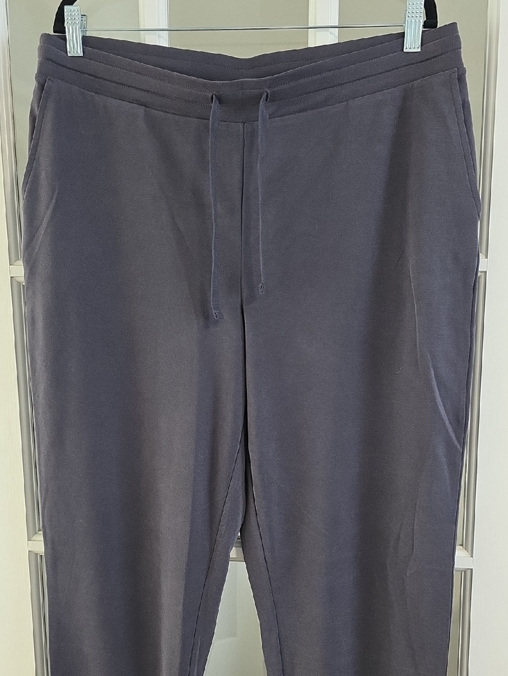 J. Jill Pure Jill Sand-Washed Straight Leg Pants Large Tall LT SOFT Charcoal NWT